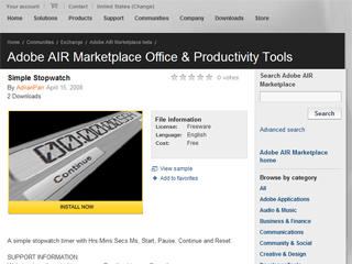 Adobe AIR Marketplace